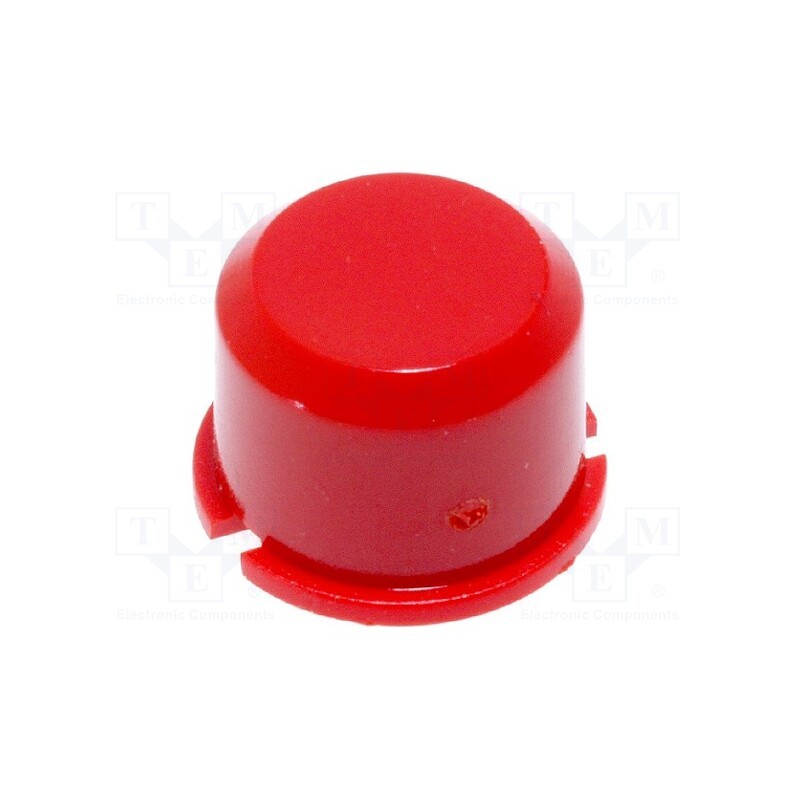 3 pcs x MEC - 1D08 - Button, round, red, Ø9.6mm, plastic, MEC1625006,MEC3FTH9
