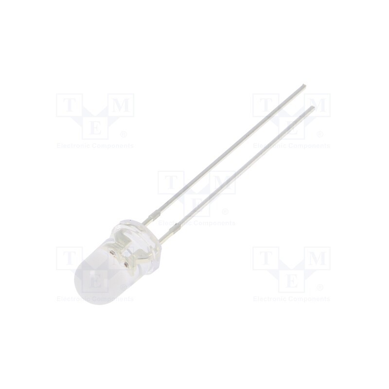 1 pcs x OPTOSUPPLY - OSYYP251A5A - LED, 5mm, yellow, 1560÷2180mcd, 100°, Front: convex, 2.1÷2.6V