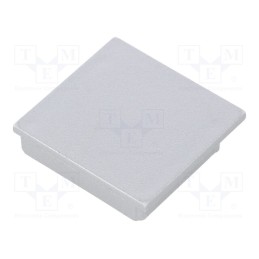 1 set x TOPMET - V4600040 - Cap for LED profiles, silver, 2pcs, ABS, VARIO30-08