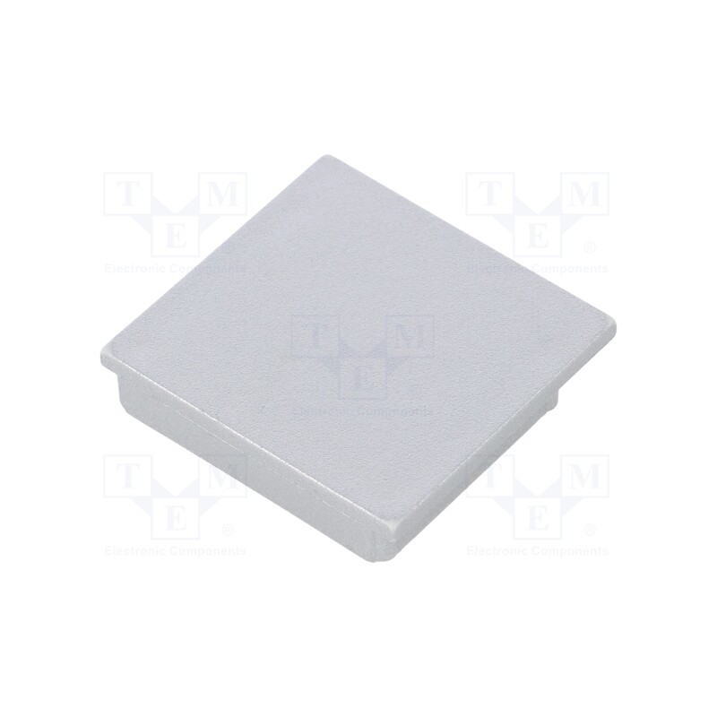 1 set x TOPMET - V4600040 - Cap for LED profiles, silver, 2pcs, ABS, VARIO30-08