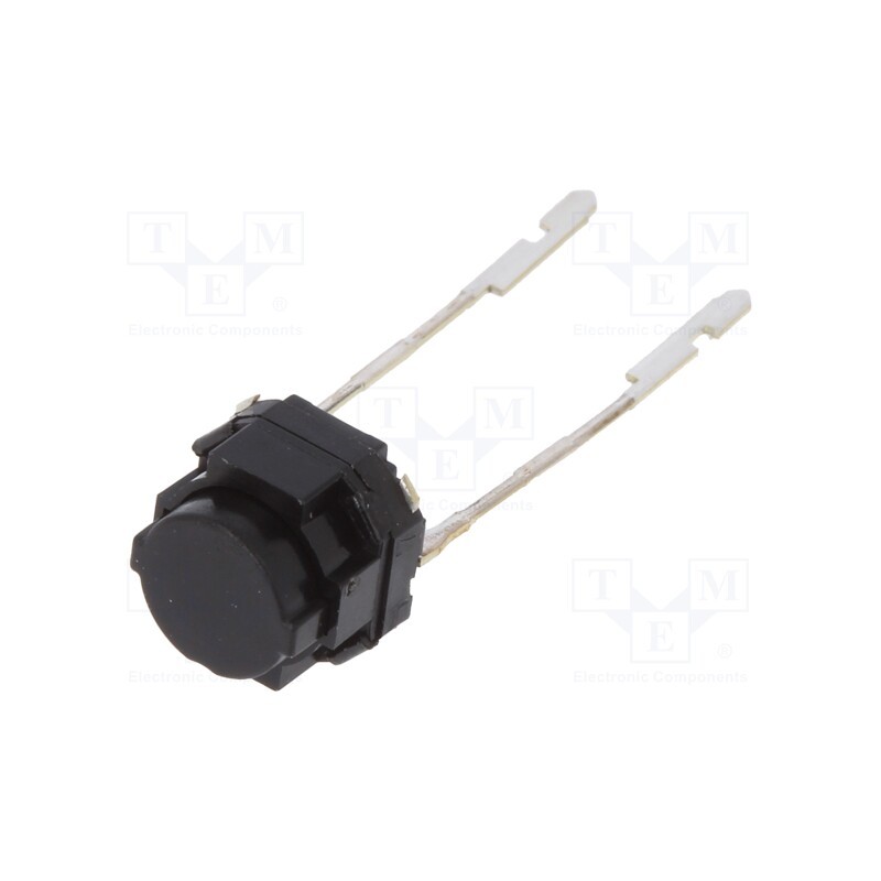 2 pcs x PANASONIC - EVQPVG05K - Microswitch TACT, SPST, Pos: 2, 0.05A/12VDC, SMT, none, 2N, 5mm