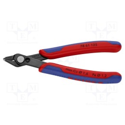 1 pcs x KNIPEX - 78 61 125 - Pliers, side,cutting,precision, 125mm, Super Knips®