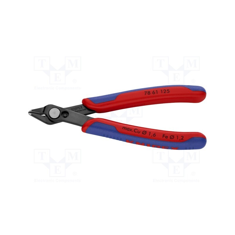 1 pcs x KNIPEX - 78 61 125 - Pliers, side,cutting,precision, 125mm, Super Knips®
