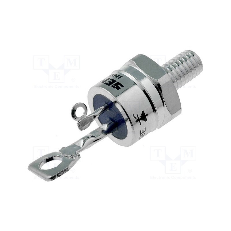 1 pcs x SEMIKRON DANFOSS - SKT 24/12 E 01113740 - Thyristor: stud, 1.2kV, Ifmax: 50A, 24A, Igt: 100mA, TO208AA,TO48