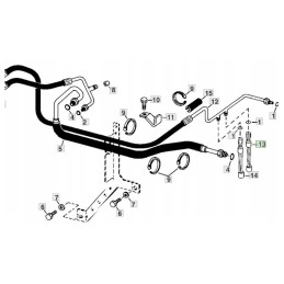 John Deere RE24307 air conditioning pressure switch