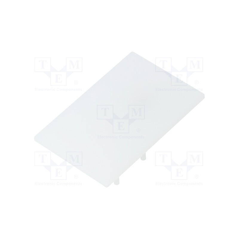 1 set x TOPMET - V4550038 -AS - Cap for LED profiles, milky, 2pcs, plexiglass PMMA, VARIO30-02