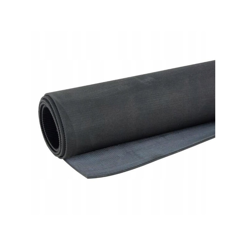 Rubber cabin mat, ribbed carpet 1 2x1m 3mm