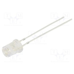 1 pcs x OPTOSUPPLY - OSB5SA53C1A - LED, 5mm, blue, 330÷500mcd, 120°, Front: recessed, 2.9÷3.4V, 102mW