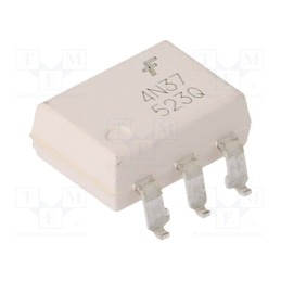1 pcs x ONSEMI - 4N37SM - Optocoupler, SMD, Ch: 1, OUT: transistor, Uinsul: 7.5kV, Uce: 30V