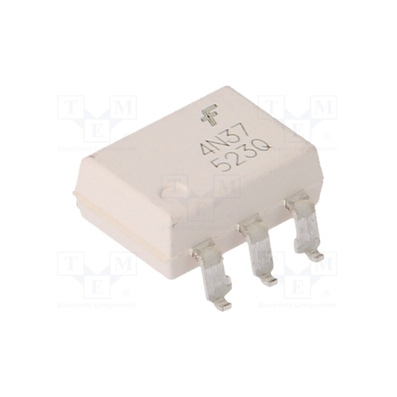1 pcs x ONSEMI - 4N37SM - Optocoupler, SMD, Ch: 1, OUT: transistor, Uinsul: 7.5kV, Uce: 30V
