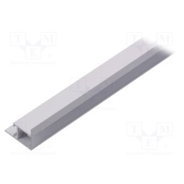 1 set x TOPMET - FRAME14 C WH 1M SET STANDARD - Profiles for LED modules, white, white, L: 1m, FRAME14, aluminium