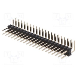 2 pcs x CONNFLY - DS1022-2*20RF11 - Pin header, pin strips, male, PIN: 40, angled 90°, 2.54mm, THT, 2x20