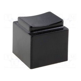 2 pcs x MEC - 1670009 - Button, full housing, black, MEC15401,MEC15451