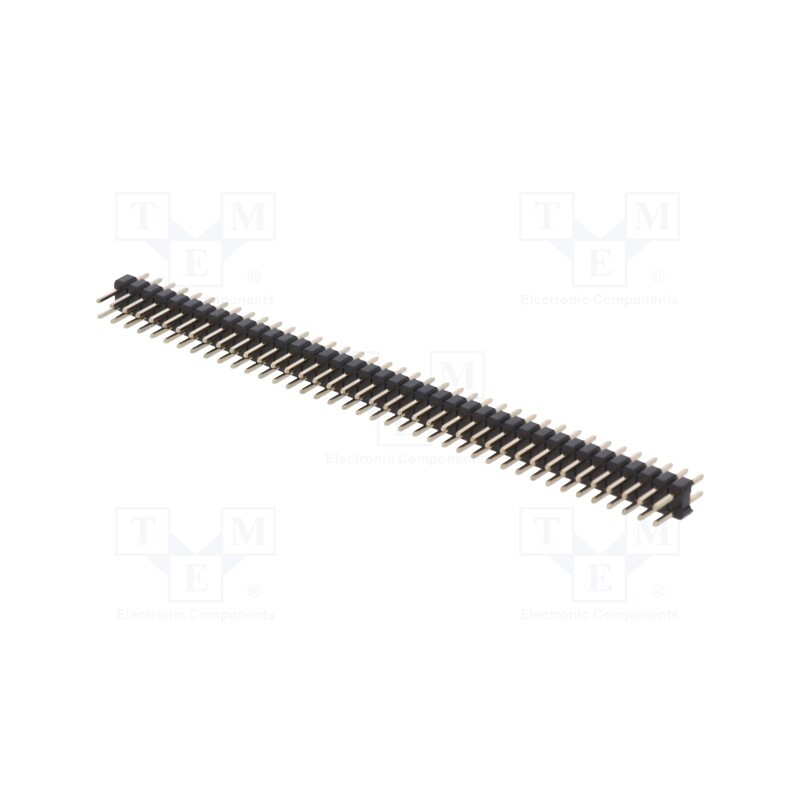 2 pcs x CONNFLY - DS1025-05-2X40P8BV1-B - Pin header, pin strips, male, PIN: 80, straight, 2mm, THT, 2x40