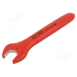 1 pcs x UNIOR - 612182 - Wrench, insulated,single sided,spanner, 19mm, 110/2VDEDP
