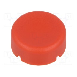 3 pcs x Marquardt - 840.000.071 - Button, round, red, polyamide, Ø17mm, 6425.0101,6425.1101