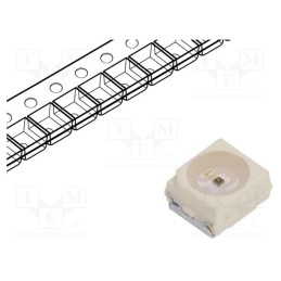 1 pcs x VISHAY - VSMY3850-GS08 - IR transmitter, 3528,PLCC2, 850nm, transparent, 40mW, 120°, SMD