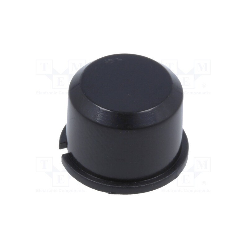 3 pcs x MEC - 1D09 - Button, round, black, Ø9.6mm, plastic, MEC1625006,MEC3FTH9