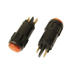 Universal yellow indicator lamp, diameter 15mm