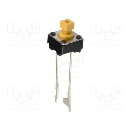 5 pcs x OMRON OCB - B3F-6052 - Microswitch TACT, SPST-NO, Pos: 2, 0.05A/24VDC, THT, none, 1.47N
