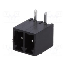 2 pcs x DEGSON ELECTRONICS - 15EDGRC-3.5-02P-13-00AH - Pluggable terminal block, 3.5mm, ways: 2, angled 90°, socket, male