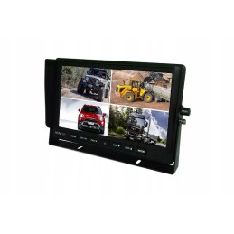 Set of 10 AHD monitor 4 x 720p camera quad cables