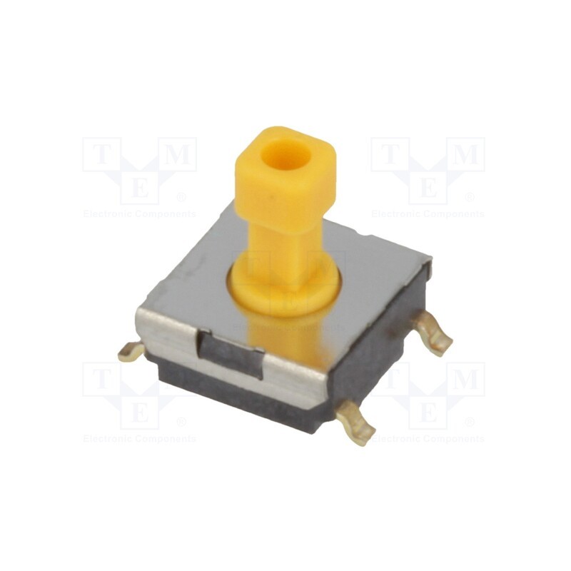 2 pcs x OMRON OCB - B3FS-1052 - Microswitch TACT, SPST-NO, Pos: 2, 0.05A/24VDC, SMT, none, 1.47N