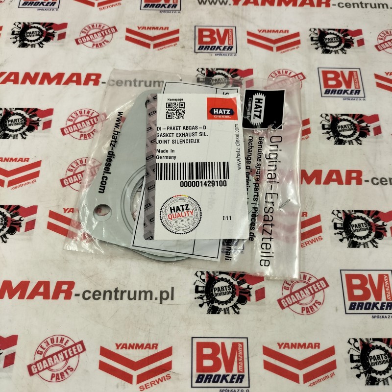 Hatz 01429100 set of muffler gaskets 1d81 1d90