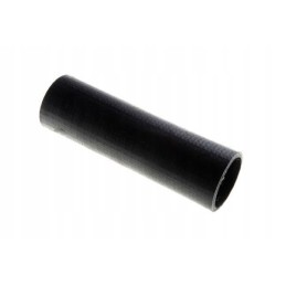 The upper radiator hose is reinforced with canvas