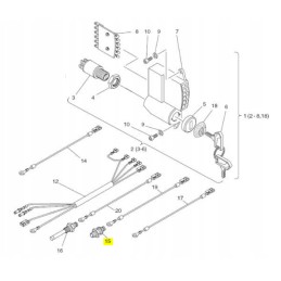 Hatz 1b20 l series oil pressure sensor 40021301