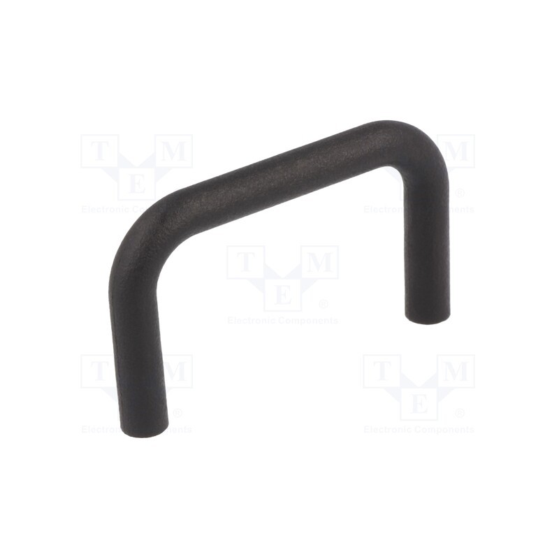 2 pcs x FIX&FASTEN - FIX-HANU-48N - Handle, polyamide, black, H: 32mm, L: 53.5mm, W: 6.3mm