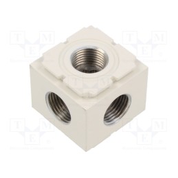 1 pcs x PNEUMAT-FMKOS-3812 - Separating cube, Flowmatik 3/8'-1/2'