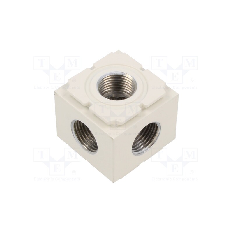 1 pcs x PNEUMAT-FMKOS-3812 - Separating cube, Flowmatik 3/8'-1/2'