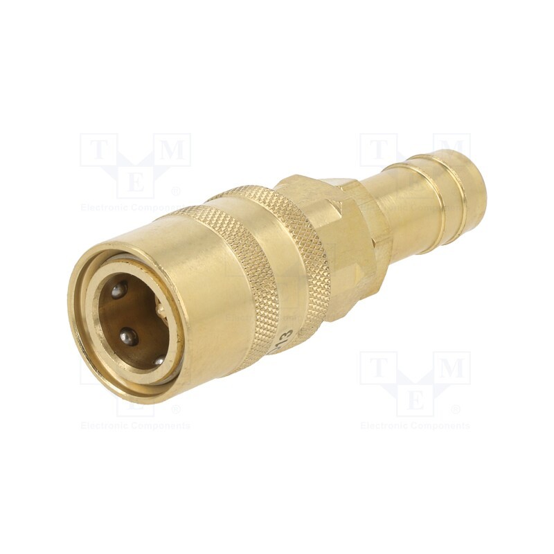 1 pcs x PNEUMAT-S09DZ WO13 - Quick connection coupling, straight,with valve, max.15bar