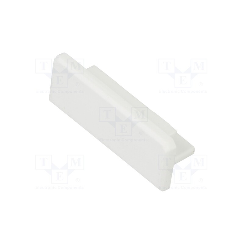2 pcs x KLUu015a - C24539C10 - Cap for LED profiles, white, GIZA