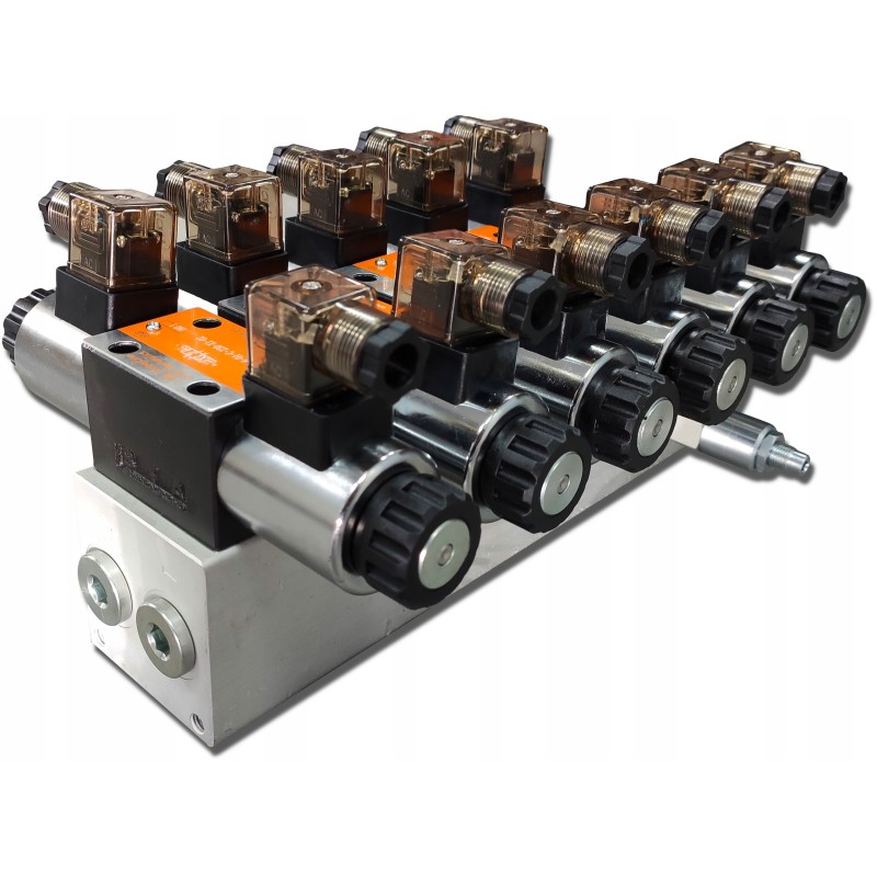 Cetop hydraulic distributor 5 sections 60l 230v