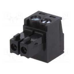 2 pcs x DEGSON ELECTRONICS - 15EDGK-3.5-02P-13-00AH - Pluggable terminal block, 3.5mm, ways: 2, straight, plug, female