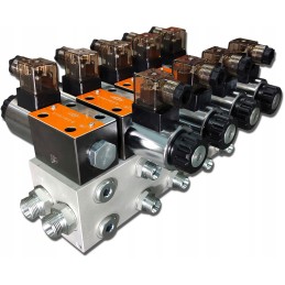 Cetop hydraulic distributor, 4 sections, 60l, 230v