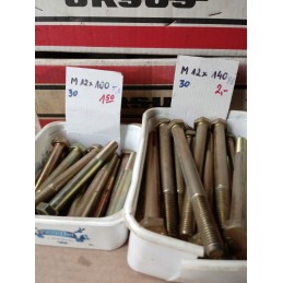 Screw M12x150 class 8 8 thread for parts black prl