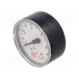 1 pcs x PNEUMAT-217 - Manometer, 0÷10bar, 63mm, non-aggressive liquids,inert gases