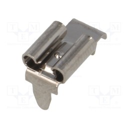 2 pcs x KEYSTONE - 3546 - Terminal: flat, 5.2mm, 0.5mm, female, THT, brass, tinned, angled 90°