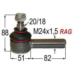 Rod end Fiat Fendt 5115341 3426773m1