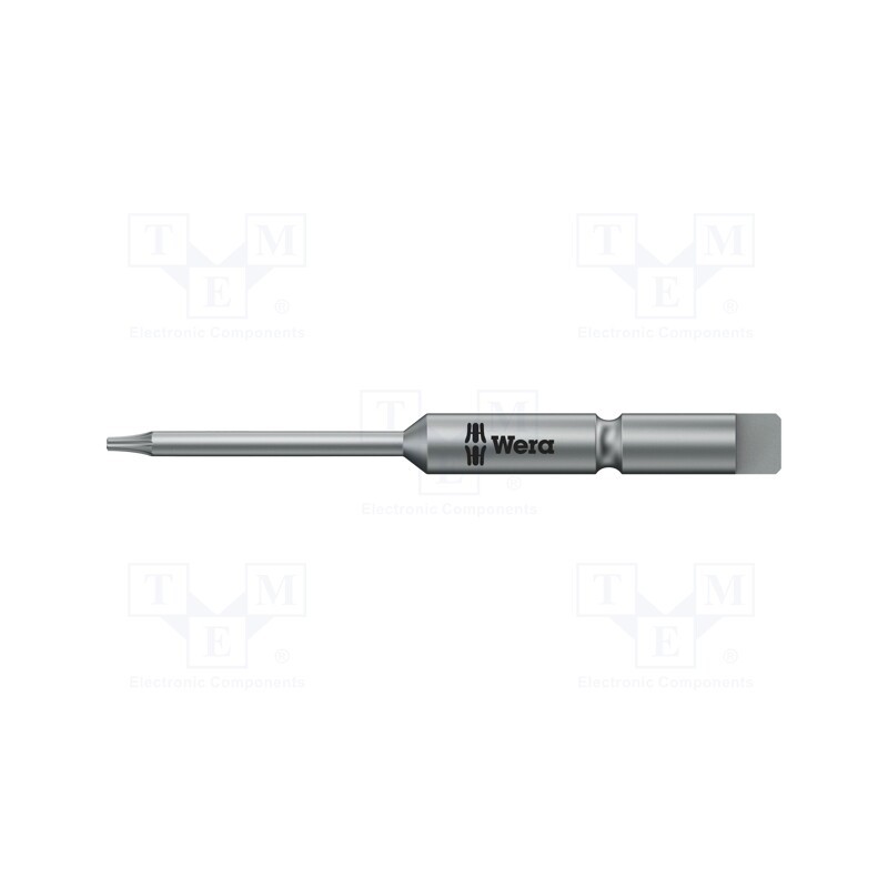 1 pcs x WERA - 5135221001 - Screwdriver bit, Torx®, TX02, Overall len: 44mm