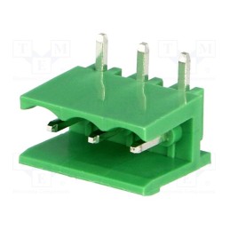 2 pcs x NINIGI - TBG-5-KB-3P/GN - Pluggable terminal block, Contacts ph: 5.08mm, ways: 3, socket