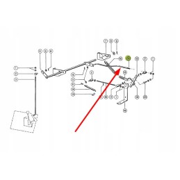 673879 0 Ford engine adjustment cable