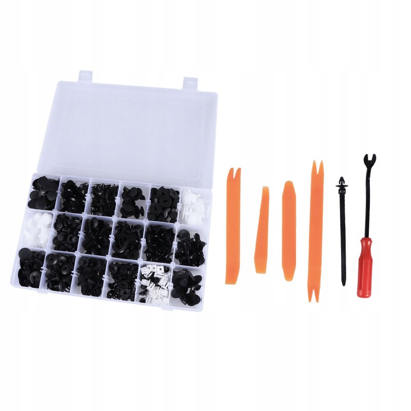 Plastic push bumper rivets 435 pcs