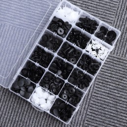 Plastic push bumper rivets 435 pcs