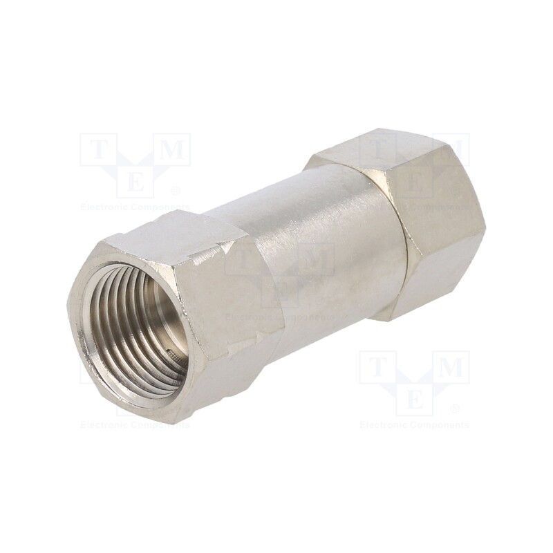 1 pcs x PNEUMAT-1520143 - Check valve, Working press: 2÷8bar, nickel plated brass