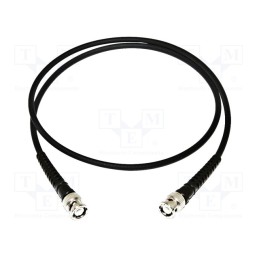 1 pcs x MUELLER ELECTRIC - BU-P2249-C-24 - Test lead, BNC plug,both sides, Len: 0.6m, Plating: gold-plated