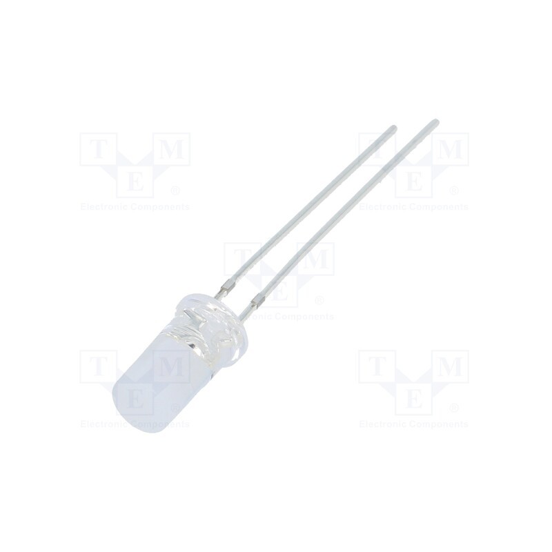 1 pcs x OPTOSUPPLY - OSG5DA5TC5A - LED, 5mm, green, 750÷1120mcd, 120°, Front: flat, 2.7÷3.4V